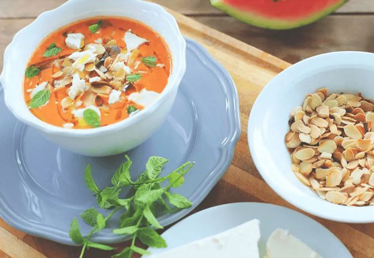 Gazpacho görögdinnyével