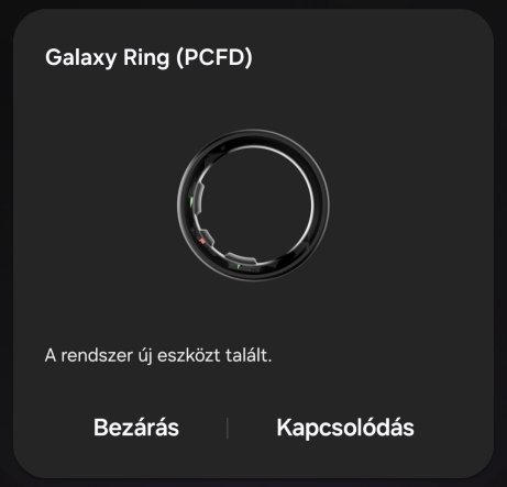 Samsung Galaxy Ring eszköz párosítása
