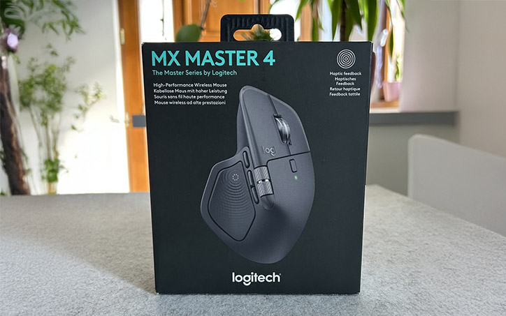 Logitech - MX MASTER 4 termékdoboz
