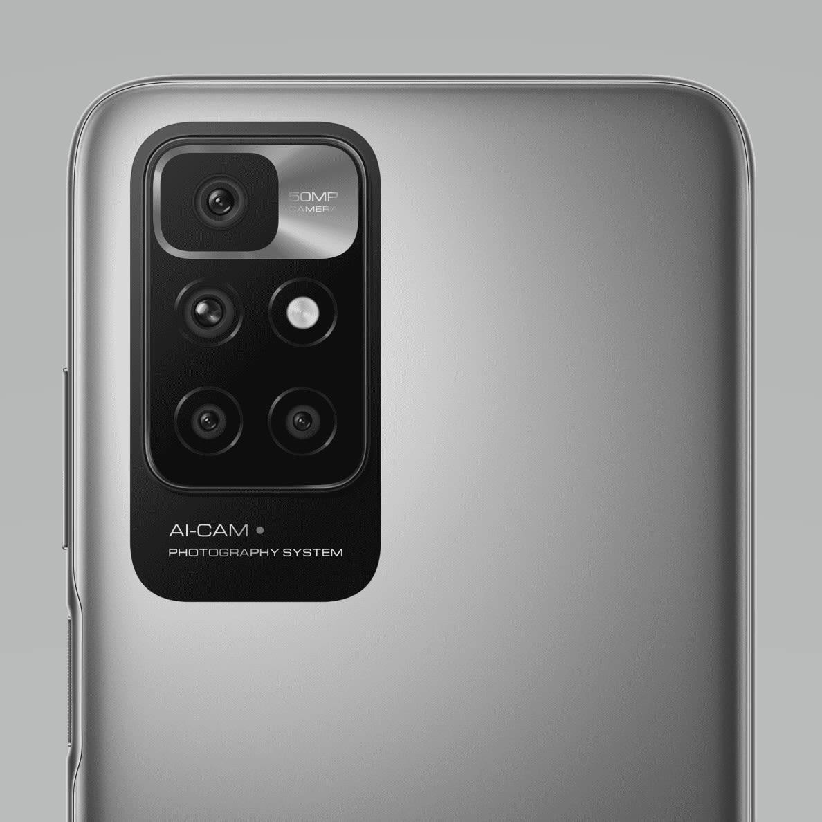 XIAOMI REDMI 10 2022 128 GB Carbon Gray Dual SIM Nahaufnahme der rückseitigen Kameras