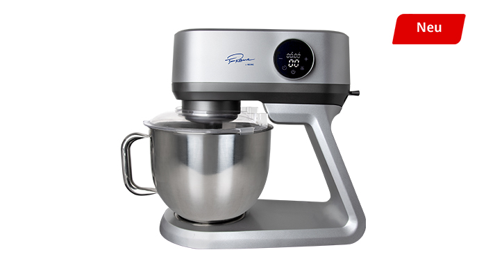 Die KOENIC Kitchen Maschine Küchenmaschine in silber.