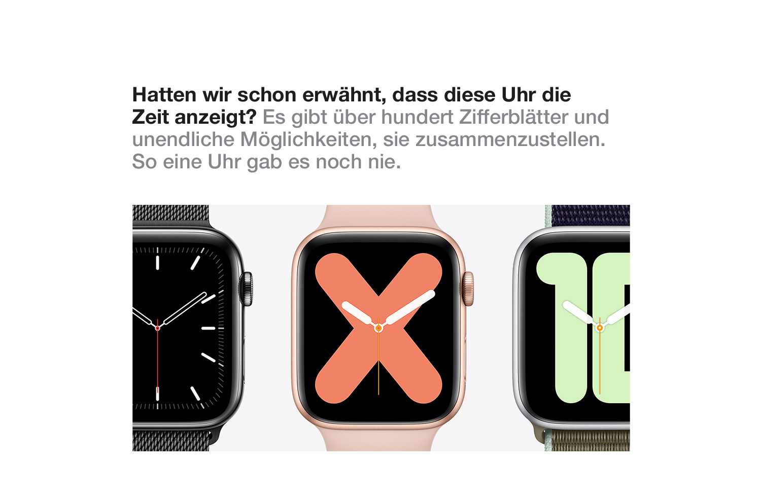 APPLE Watch Nike Series 5 (GPS + Cellular) 44mm Smartwatch Aluminium  Fluorelastomer, 140 | 200 mm , Armband: Pure Platinum Schwarz, Gehäuse:  Silber