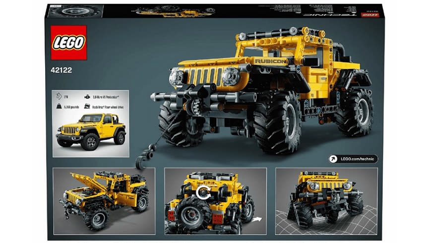 LEGO Technic 42122 Jeep® Wrangler Spielset Packung von vorne