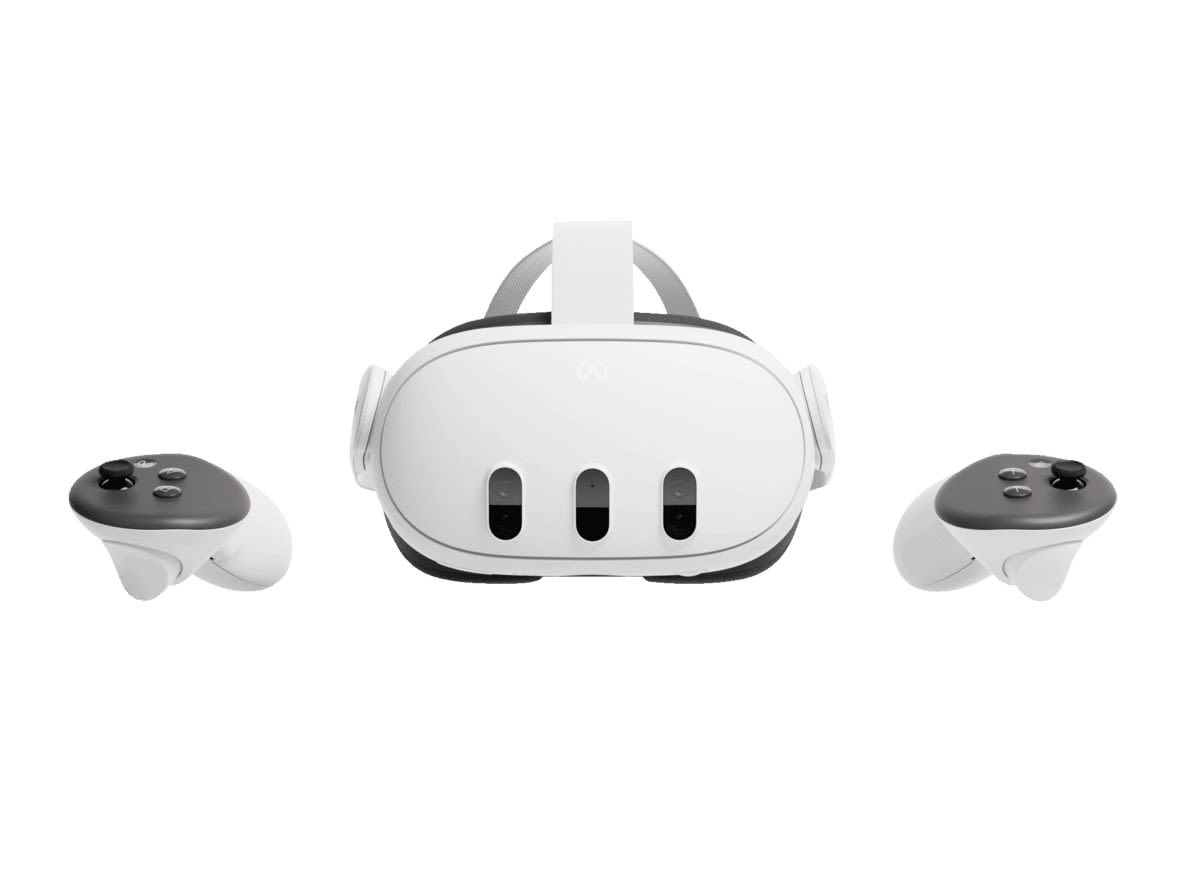 META Quest 3 VR Headset mit Controllern