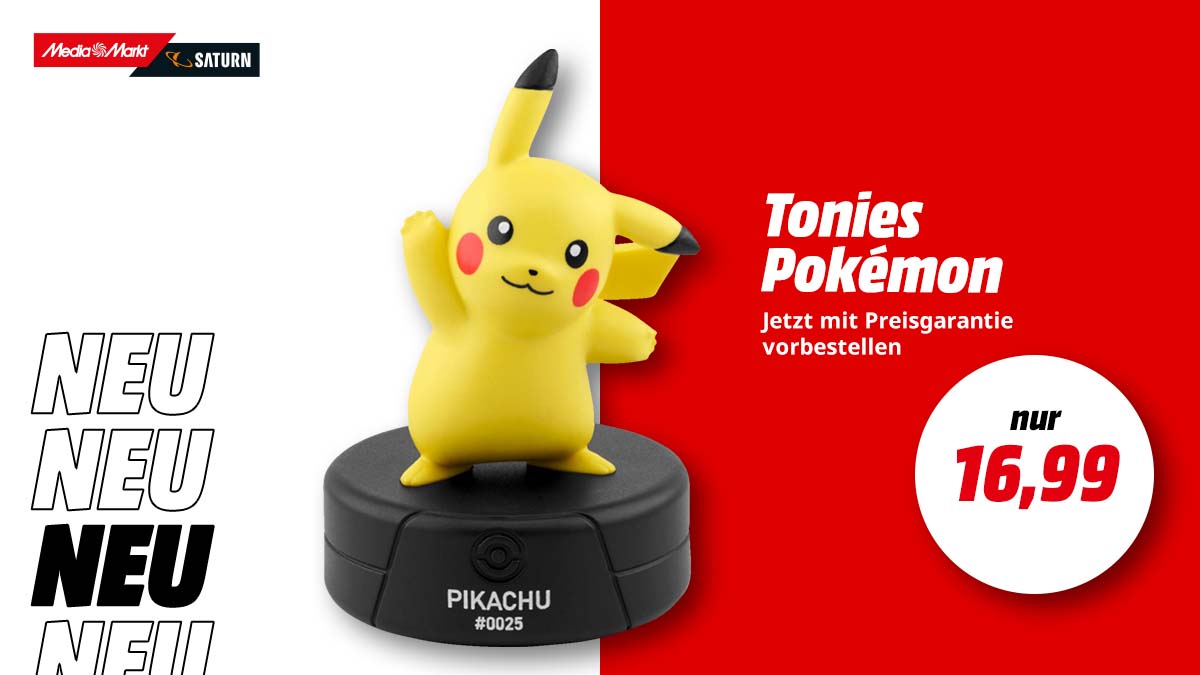Erstmals gibt's Pokémon für die Toniebox: Die Pikachu-Hörfigur ist ab 20.08. neu erhältlich – mit exklusiven Audio-Abenteuern.