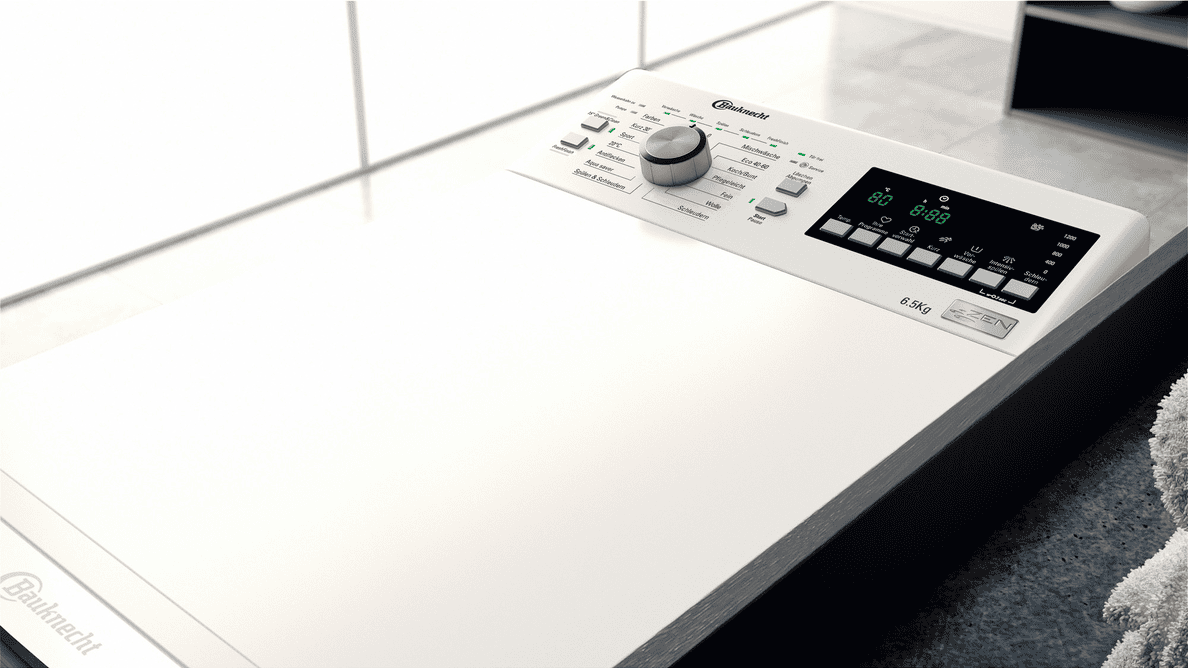 BAUKNECHT WMT 6513 Z C Waschmaschine von oben mit Display