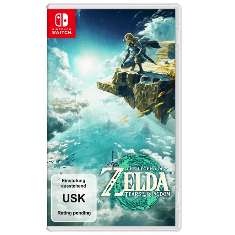 Das Cover von The Legend of Zelda: Tears of the Kingdom + Metal Coin Nintendo Switch 