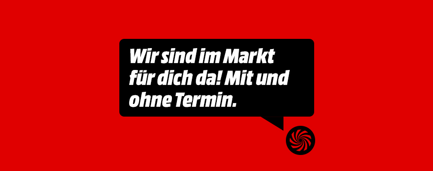 Eine Frau in rotem Hemd zeigt im Supermarkt nach oben, daneben eine Frau in gelbem Pullover. Links roter Text mit "EINFACH".