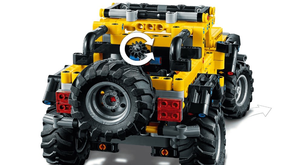 LEGO Technic 42122 Jeep® Wrangler Spielset Auto von hinten