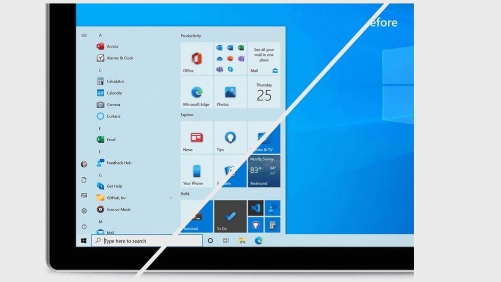 Es ist die Desktop-Oberfläche von Windows 10 zu sehen.
