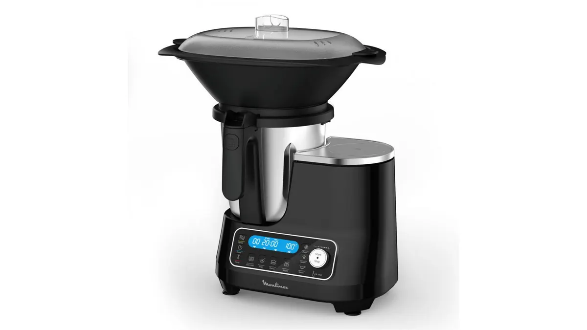 Der MOULINEX Click Chef vor weißem Hintergrund.