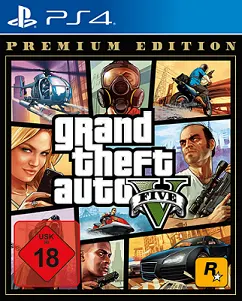 Durchlebe eine abgedrehte Story in GTA 5 – Grand Theft Auto V – Premium Edition PS4