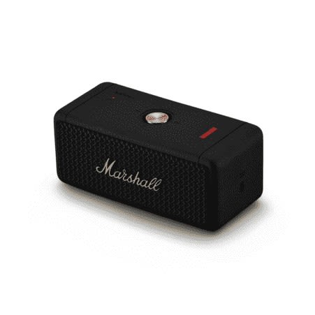 Der MARSHALL Emberton II Bluetooth Lautsprecher im schicken Retro Design und sattem Sound