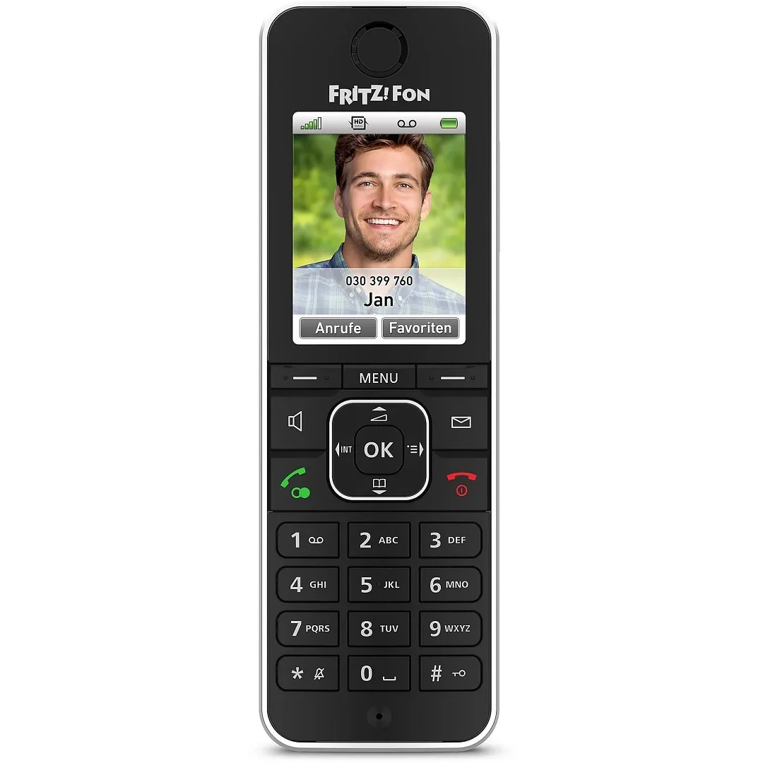 AVM FRITZ!Fon C6, HD Schnurloses Telefon, Weiß