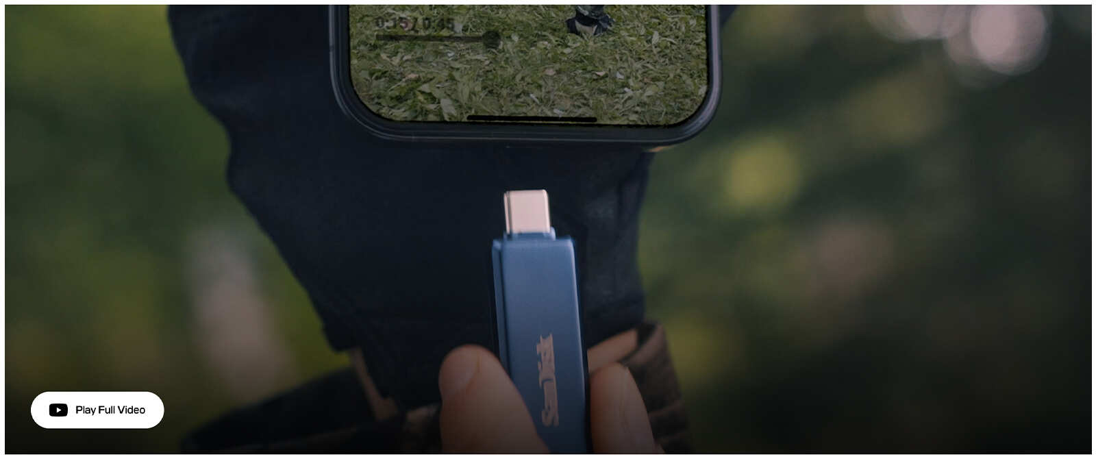 Das SANDISK Phone Drive in Aktion.