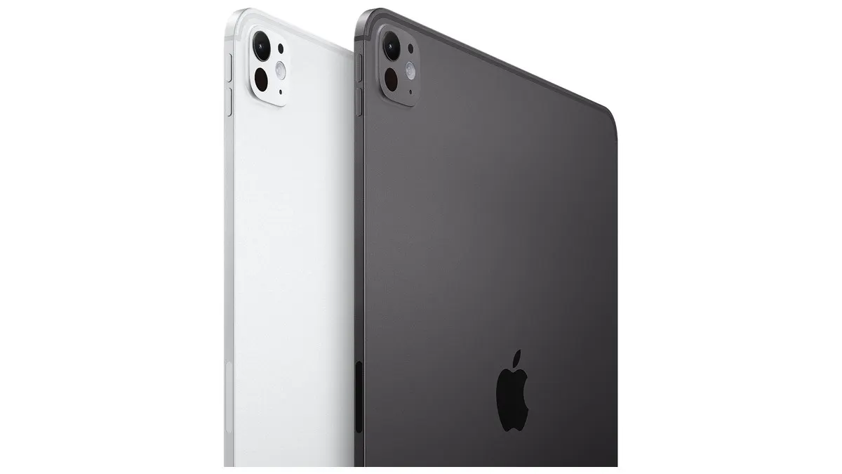 Zwei Apple iPad Pros vor weißem Hintergrund.