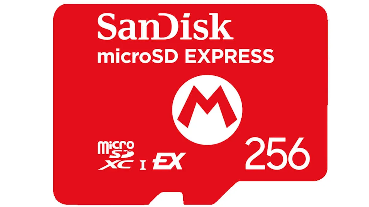 Die microSD Express von SanDisk für die Nintendo Switch 2.