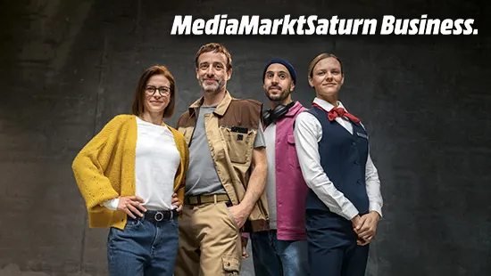MediaMarktSaturn Business bietet Lösungen für Handwerksbetriebe sowie für Klein- & mittelständische Unternehmen.