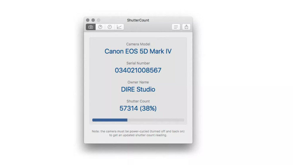 shutter DSLR App Screenshot