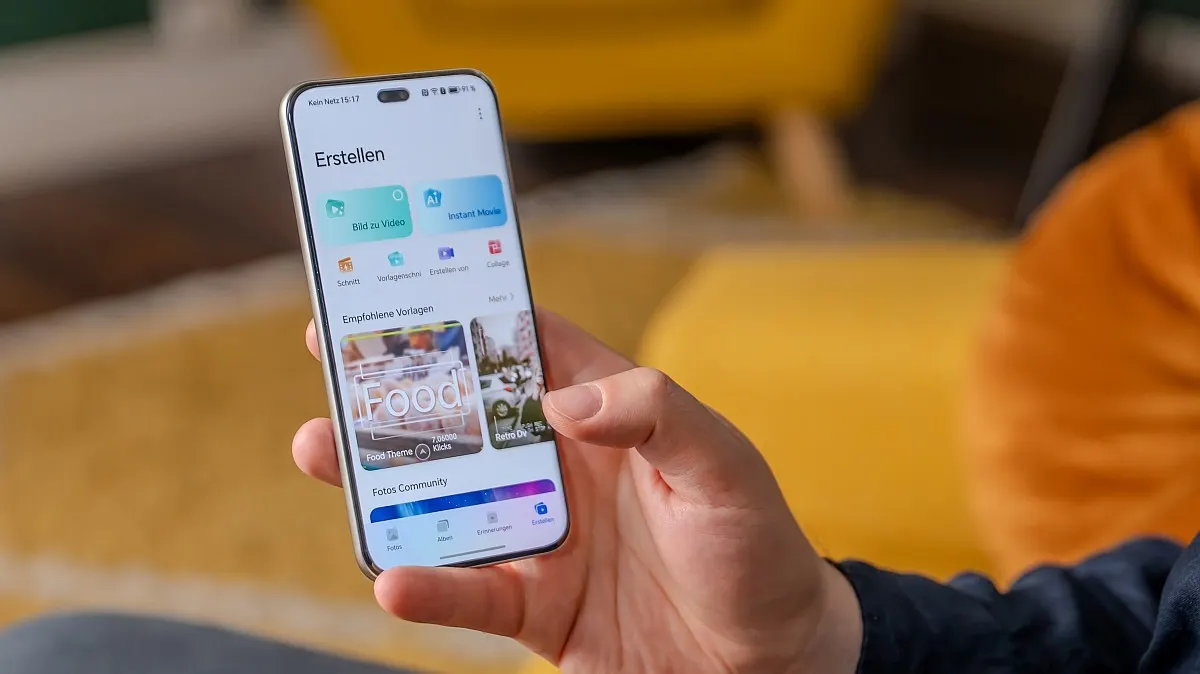Die Galerie-App des Honor 400 Pro mit der Bild-zu-Video-Funktion.