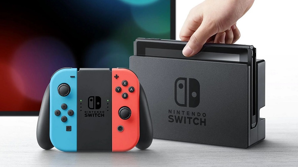 Nintendo Switch SONY SCPH-15000 NINTENDO Switch Neon-Rot/Neon-Blau bei MediaMarkt