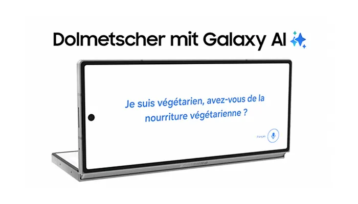 Dein Dolmetscher im Taschenformat mit zwei Displays¹¹ ¹²