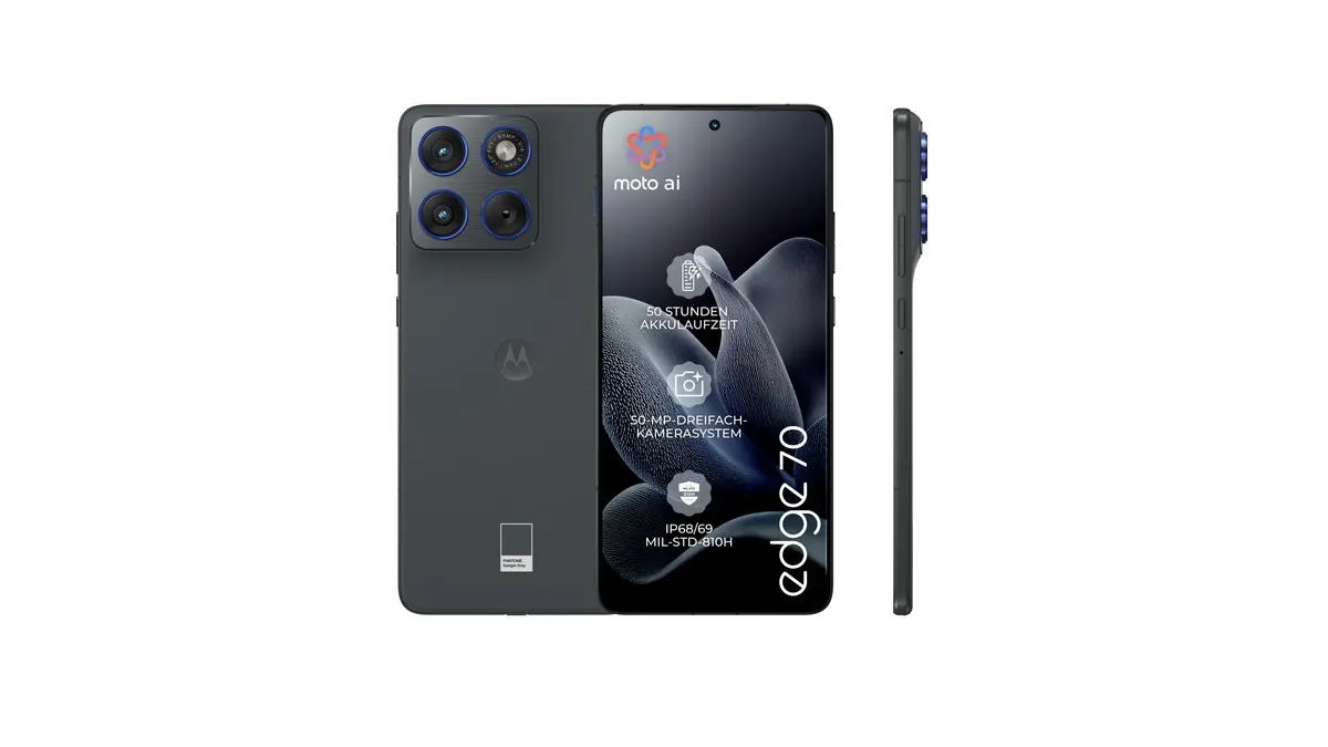 Smartphone Motorola Edge 70.
