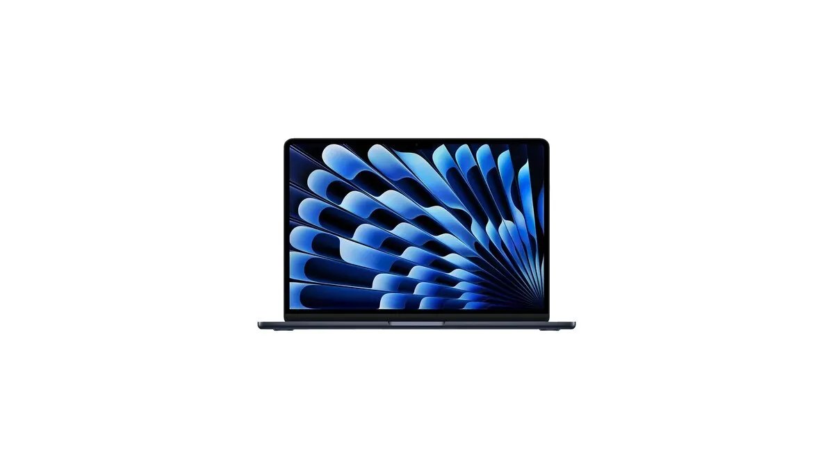 Das Apple MacBook Air (M4, 2025) vor weißem Hintergrund.