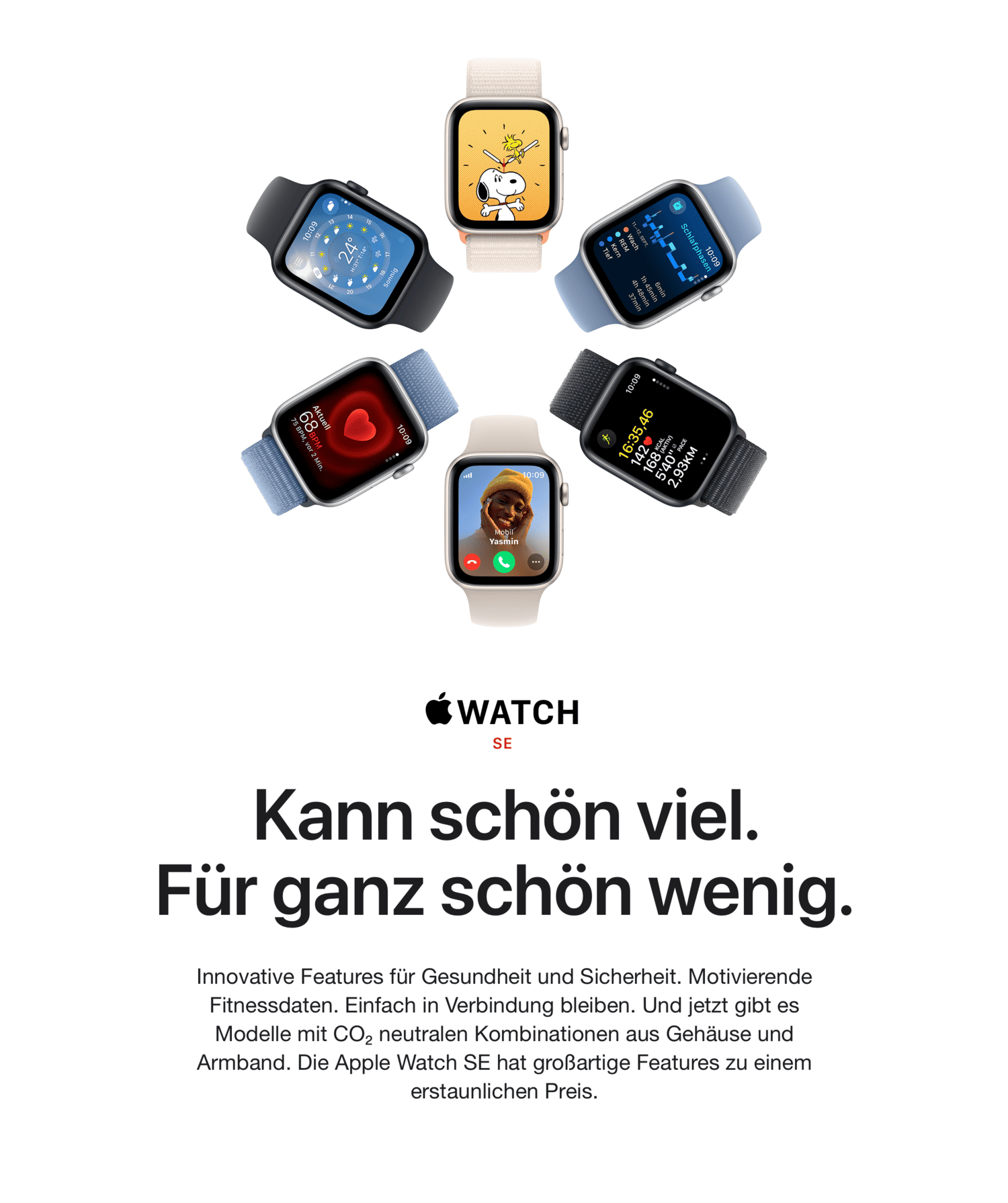 Smartwatch APPLE Watch SE (2023) GPS+Cellular 40 mm Smartwatch