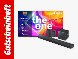 Gutscheinheft: bis zu 20% auf TVs & Soundbars