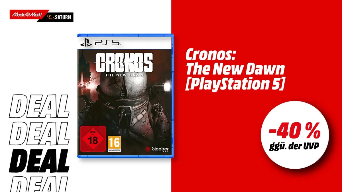 Cronos: The New Dawn für PlayStation 5 – Packshot des PS5-Action-Adventures mit -40 % (ggü. der UVP) Rabatt
