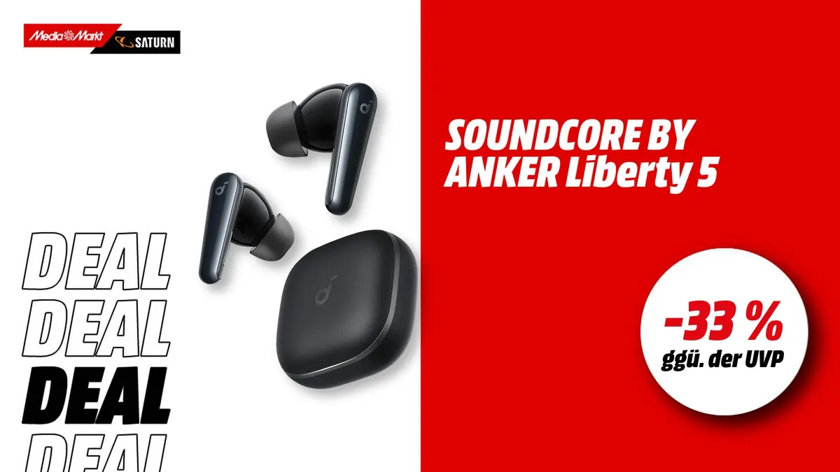Soundcore Liberty 5 In-Ear: -33% (ggü. der UVP) | MediaMarkt