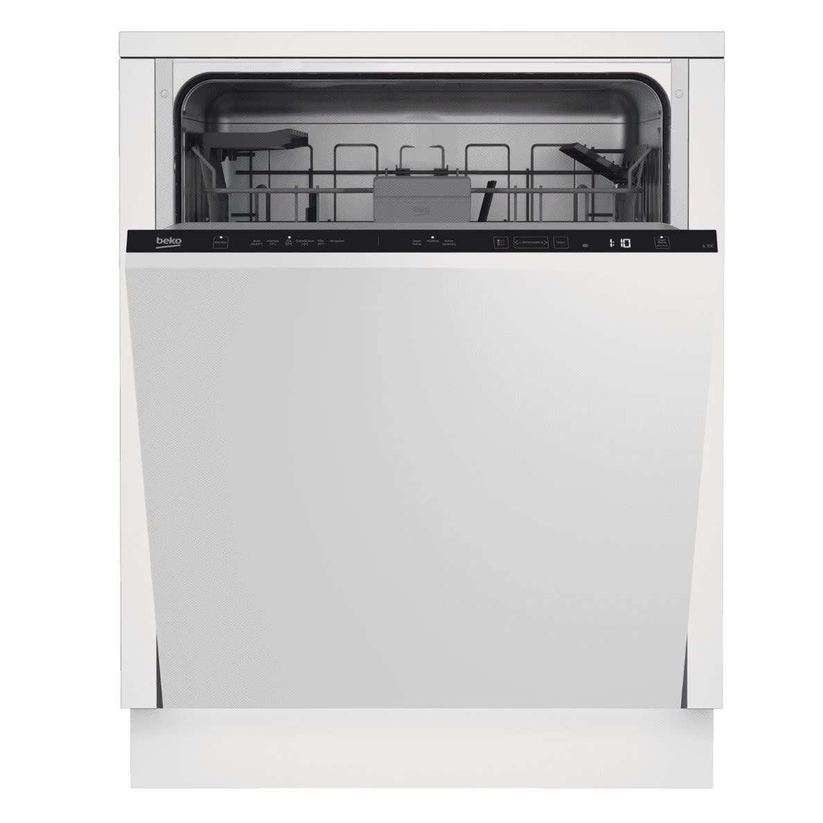 BEKO DIN 2643 M0 Geschirrspüler frontal mit leicht geöffneter Tür