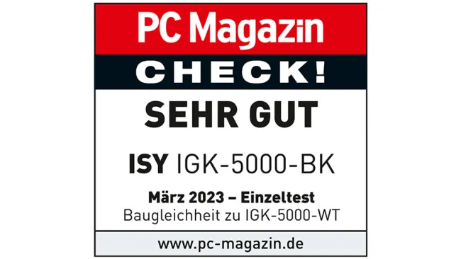 Auszeichnung ISY IGK-5000 Gaming-Tastatur 