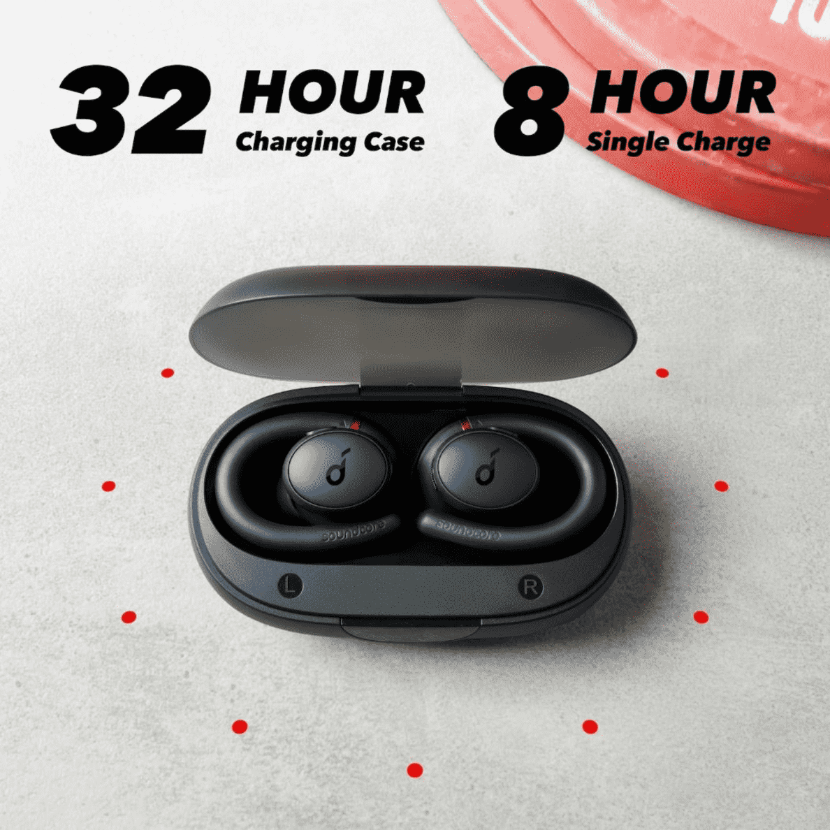 Soundcore Sport X10, In-ear Kopfhörer Bluetooth in Ladehülle