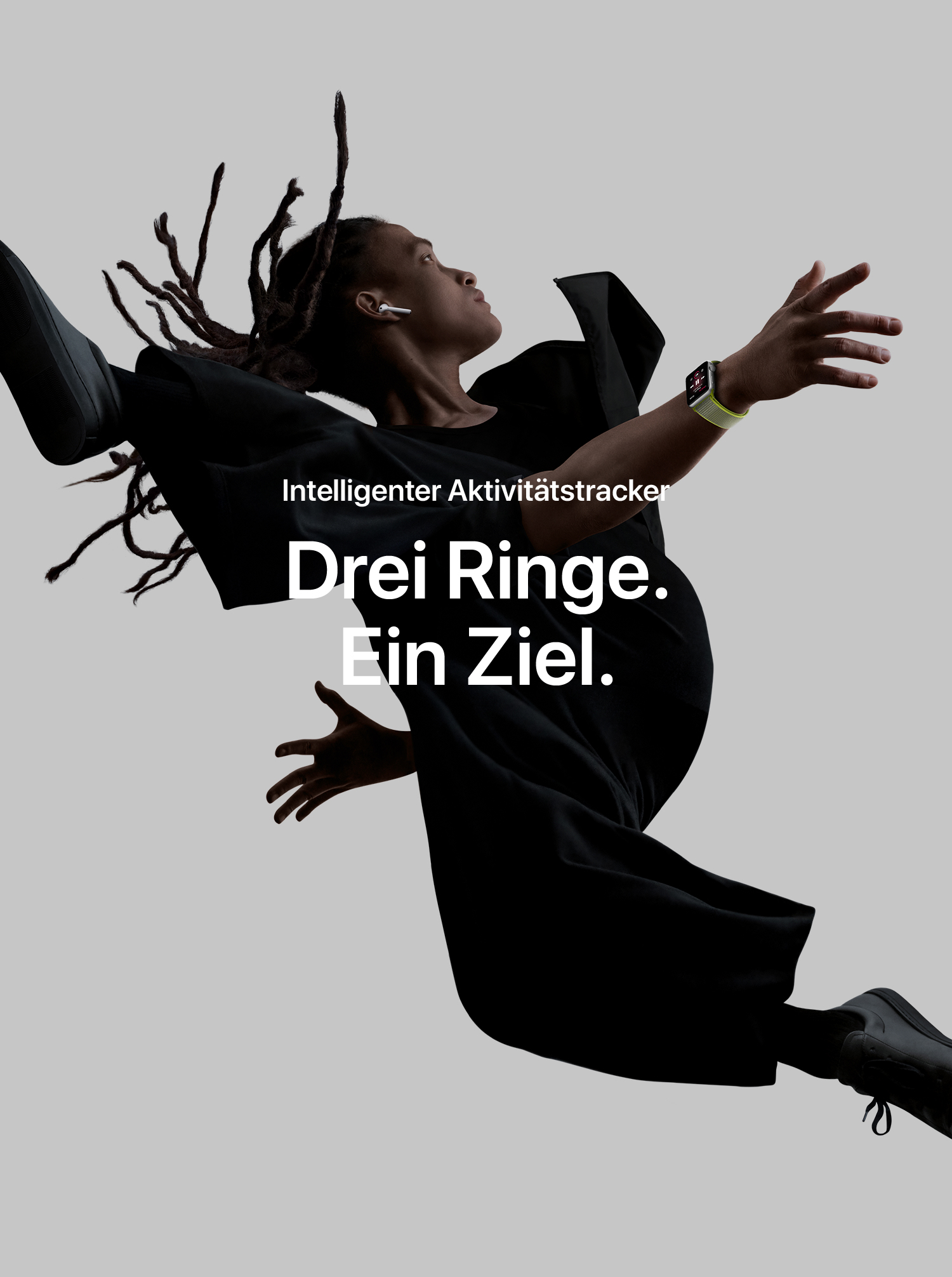 APPLE Watch Series 3 42 mm Smartwatch Aluminium Kunststoff, 140-210 mm