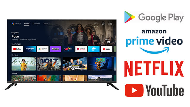 Erweitere deine Unterhaltungsmöglichkeiten mit dem Google Play Store für Android TV.