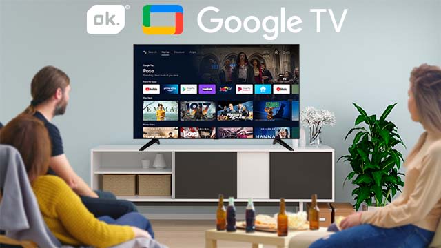 Erlebe mit dem 40“ Google TV von ok. beste Unterhaltung, ganz nach Deinem Geschmack!