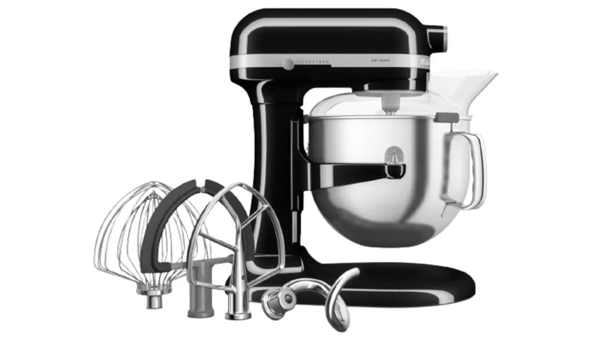 Die KitchenAid Artisan vor weißem Hintergrund.