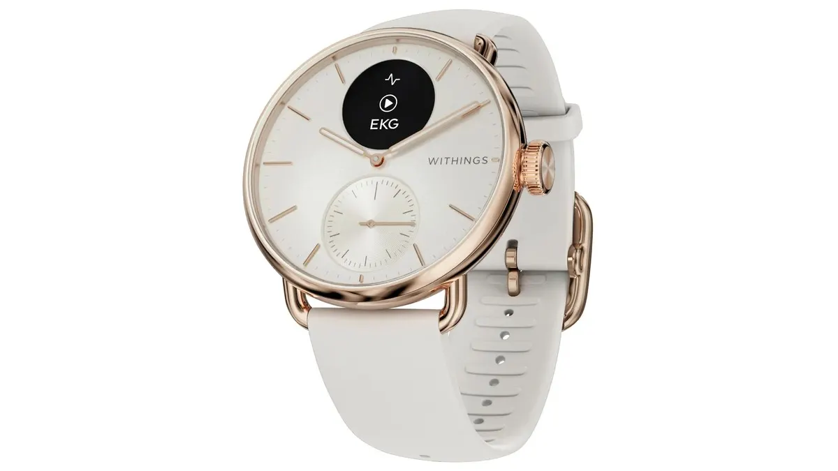 Die Withings ScanWatch 2 vor weißem Hintergrund.