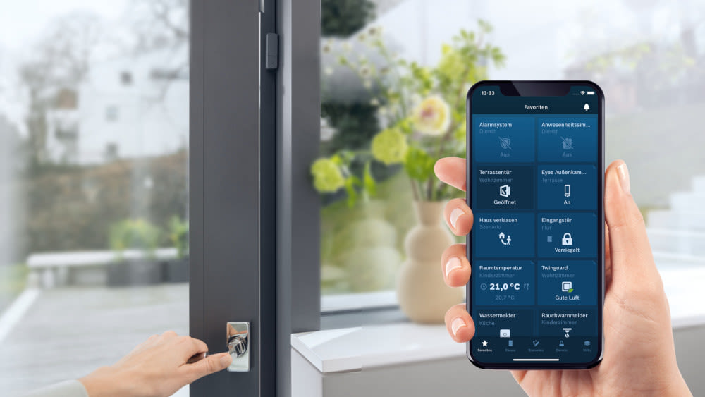 Tür-/Fensterkontakt II von Bosch mit App-Steuerung