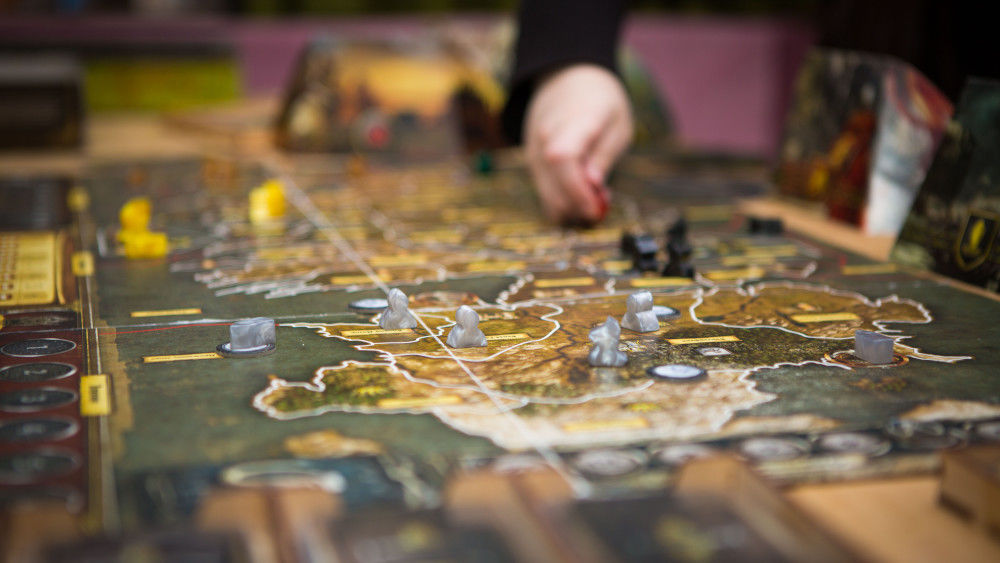 Brettspiel mit Figuren