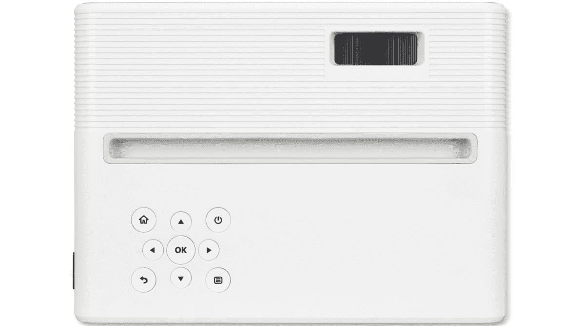 ACER Aopen QF12 Beamer Bedienknöpfe wie das integrierte WLAN und Home Button