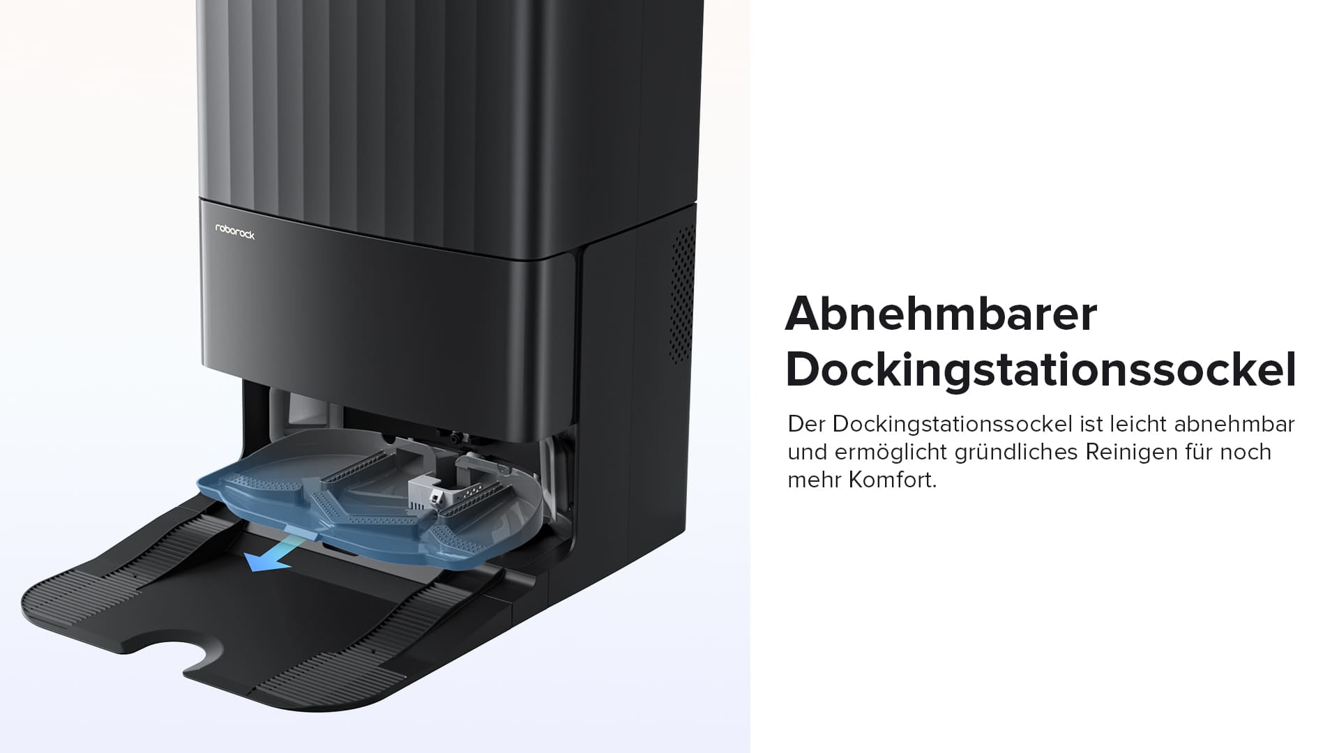ROBOROCK Q Revo Saugroboter abnehmbarer Dockingstationssockel