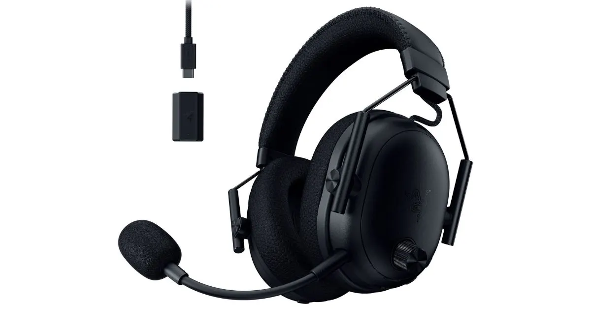 Das Headset Razer BlackShark V3 Pro vor weißem Hintergrund.