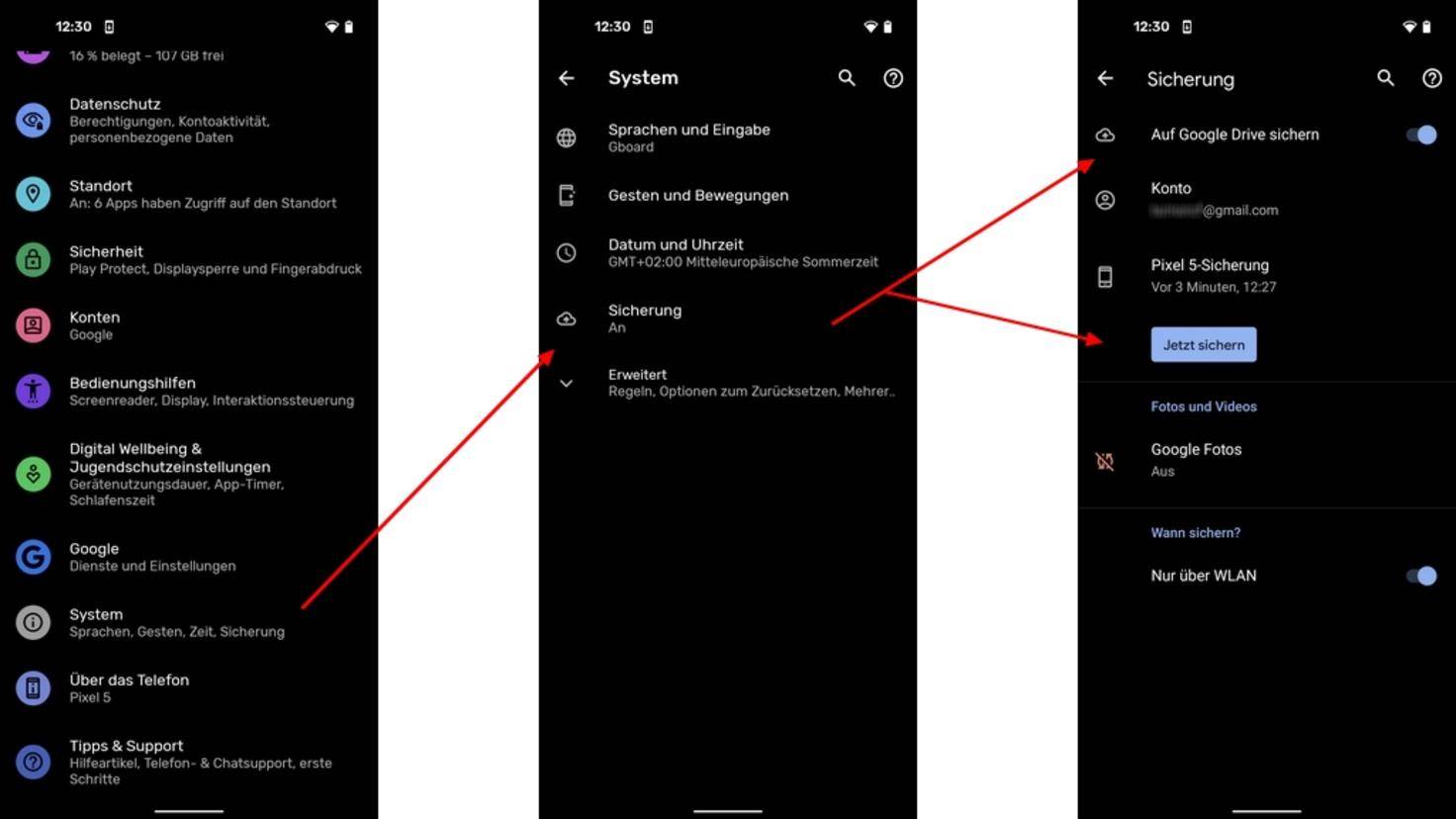 Android Backup Screenshot