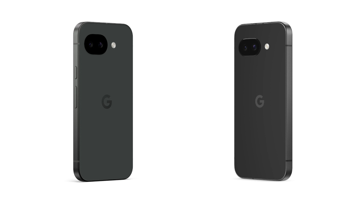 Das Google Pixel 10a (links) und das Google Pixel 9a (rechts) vor weißem Hintergrund.