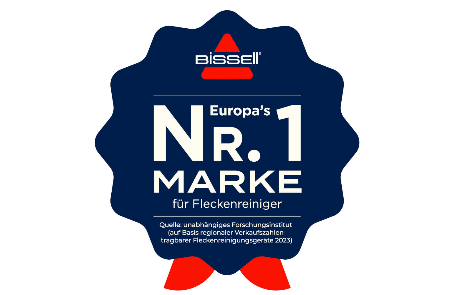 Siegel BISSELL Europas Nummer 1 Marke