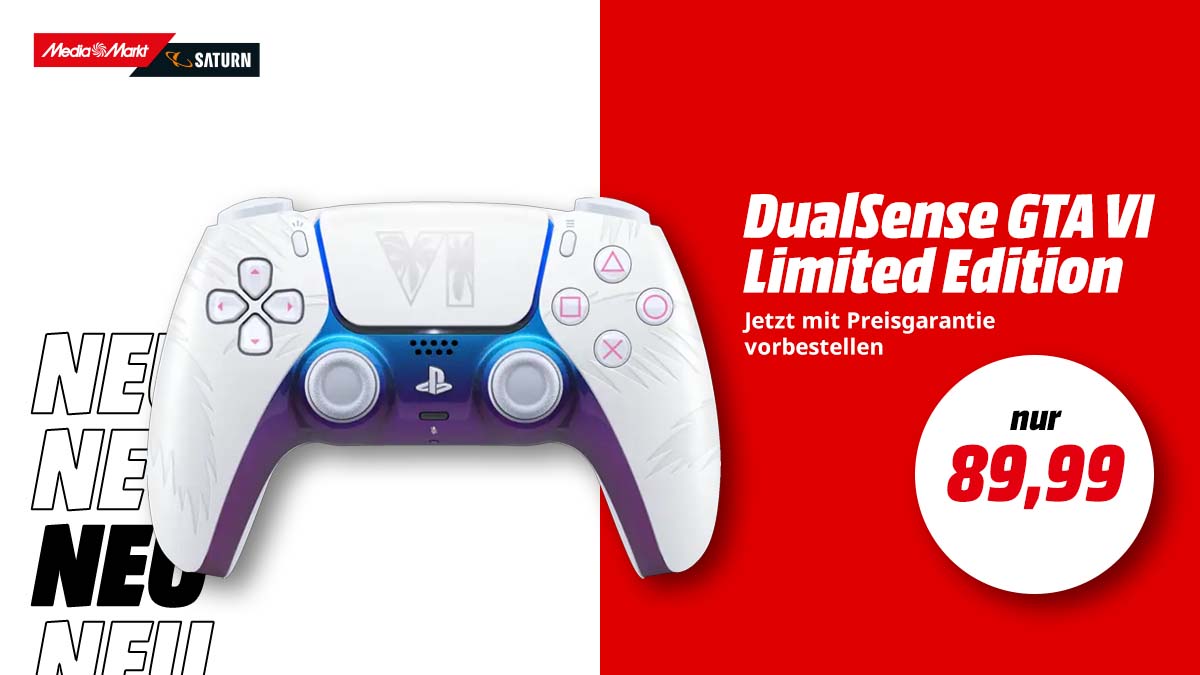 Sony DualSense GTA VI Limited Edition: Neu bei MediaMarkt