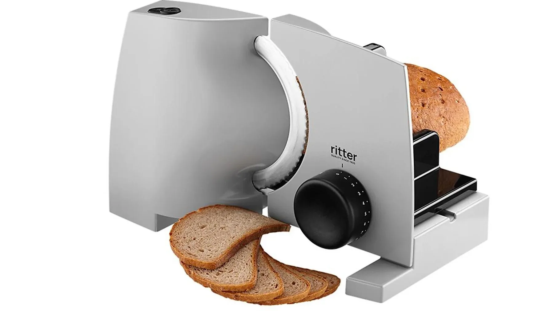 ritter sono 1 elektrische allessnijder & broodsnijmachine van metaal, Made in Germany ritter sono 1 elektrische allessnijder & broodsnijmachine van metaal, Made in Germany